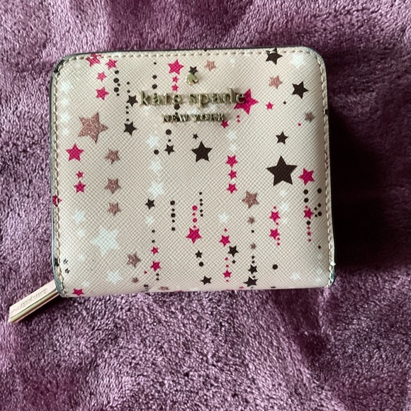 Kate Spade Star-Patterned Wallet - Pink and Black - Picture 5 of 7